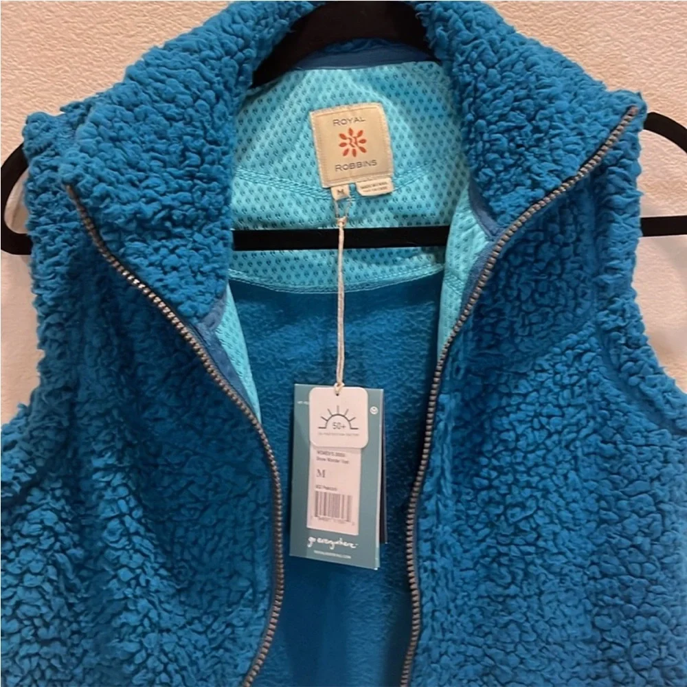 NWT Royal Robbin’s Snow Wonder Sherpa Fleece Sleeveless Vest/Medium - Picture 8 of 12